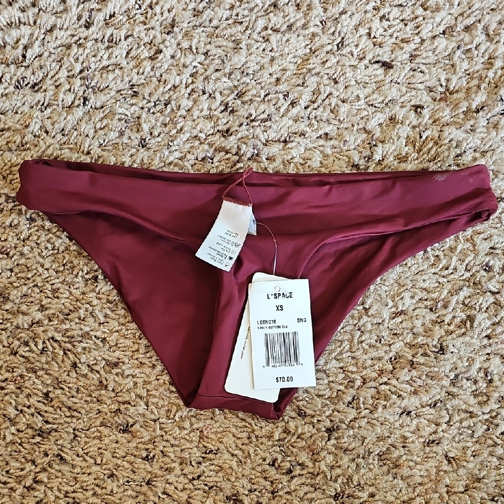 L*Space Red Bikini Swimwear Classic Cut